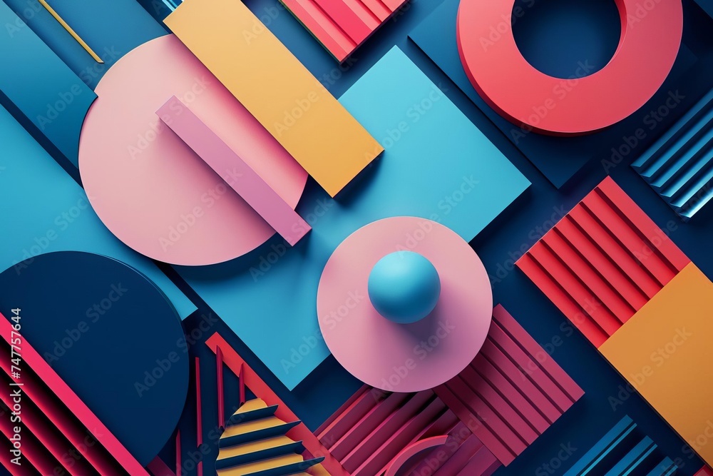 3d abstract background with geometric shapes Dynamic forms And a futuristic vibe Suitable for digital wallpapers or creative projects. 3d abstract background with geometric shapes Dynamic forms And a futuristic vibe Suitable for digital wallpapers or creative projects.
