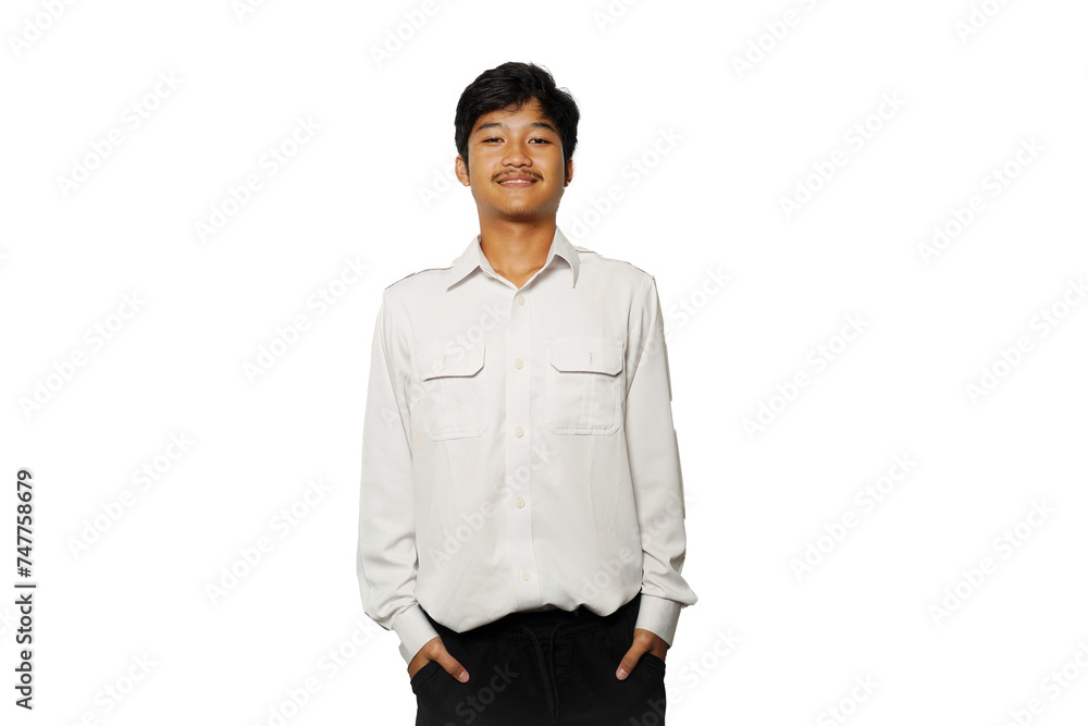 Portrait of a boy wearing white shirt Portrait of a boy wearing white shirt