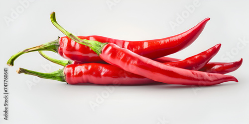 Red chili pepper isolated on a white background red and green chili pepper Chili peppers. Fresh organic chili isolated on white background photo
