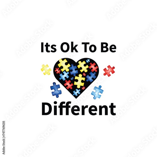 Autism Graphic Tshirt Design Autism Awareness Day retro custom autism autistic heart love