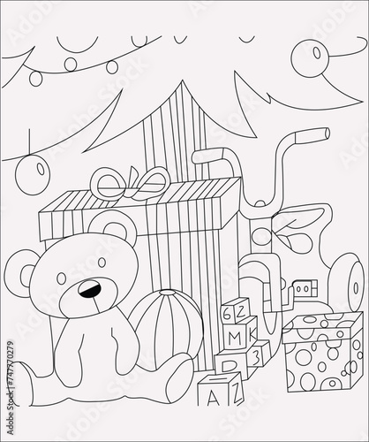 chrismas coloring page