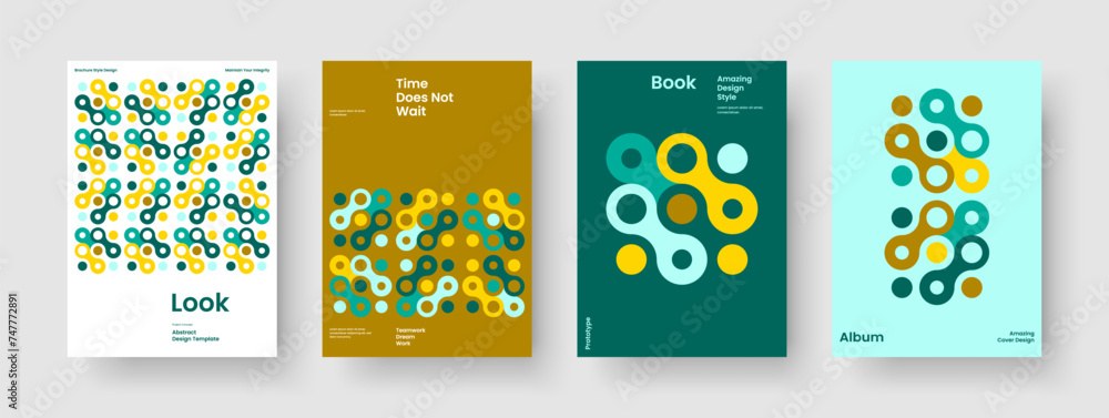Obraz premium Modern Poster Design. Isolated Business Presentation Layout. Creative Report Template. Background. Brochure. Banner. Flyer. Book Cover. Advertising. Notebook. Catalog. Handbill. Brand Identity