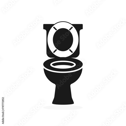 Toilet symbol vector icon illustration