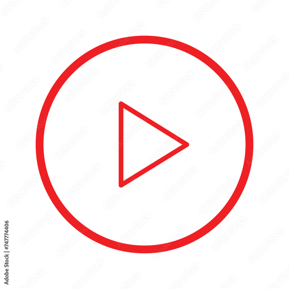 Red Play button Isolated Vector Icon. red video play button icon. Vector illustration. Eps file 637. Red Play button Isolated Vector Icon. red video play button icon. Vector illustration. Eps file 637.