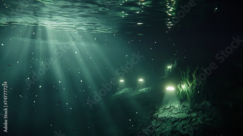 LED Submersible Lights 8K Realistic Lighting © Ali