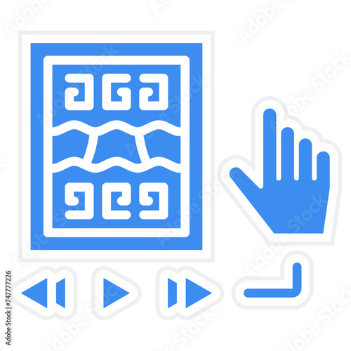 Interactive Exhibit Icon Style