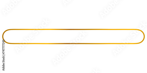 Golden horizontal border