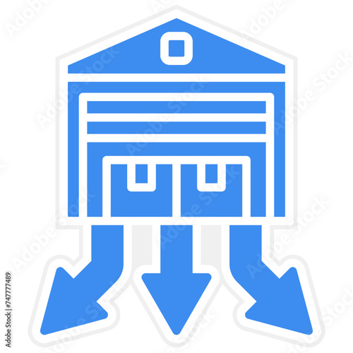 Distribution Center Icon Style