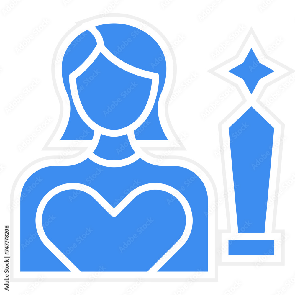 Obraz premium Actress Icon Style