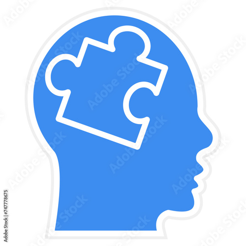 Mental Disorder Icon Style