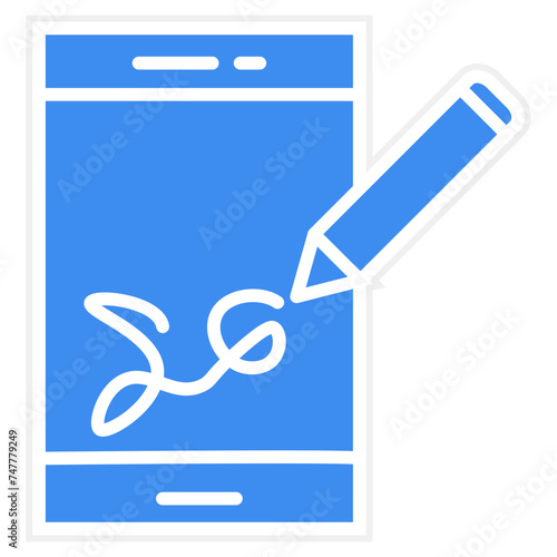 Digital Signature Icon Style