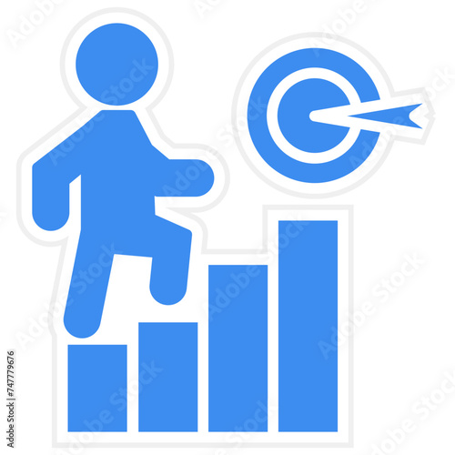Achieving Goals Icon Style
