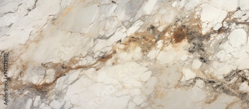 A detailed view of a pristine marble countertop, showcasing the elegant veining and smooth surface of the high-resolution Italian marble slab.
