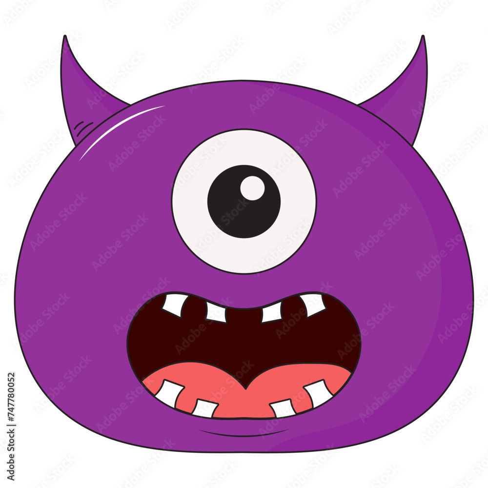 Cute Monster Illustration Cute Monster Illustration