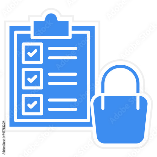 Shopping List Icon Style