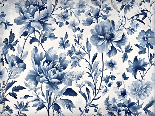 vintage-watercolor-wallpaper-featuring-a-series-of-delicately-intricate-flowers-styled-in-pen-drawing
