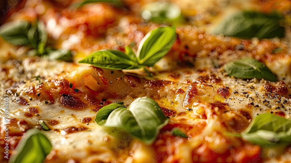 Baked lasagna background. Generative AI Baked lasagna background. Generative AI