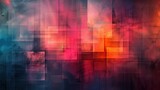 Abstract neon geometric shape backgrounds