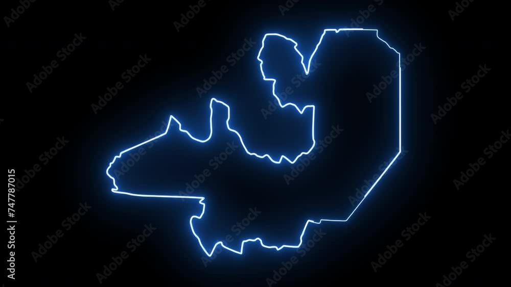 map of Salta in argentina with glowing neon effect map of Salta in argentina with glowing neon effect