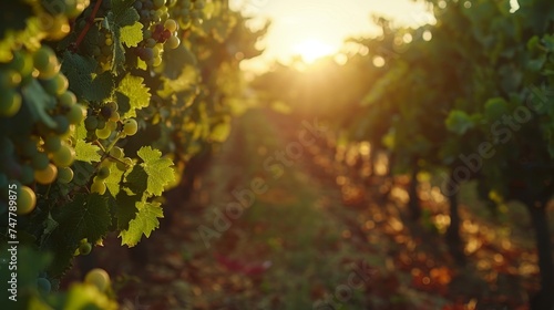 beauty of a sustainable vineyard  where eco friendly practices produce the finest wines