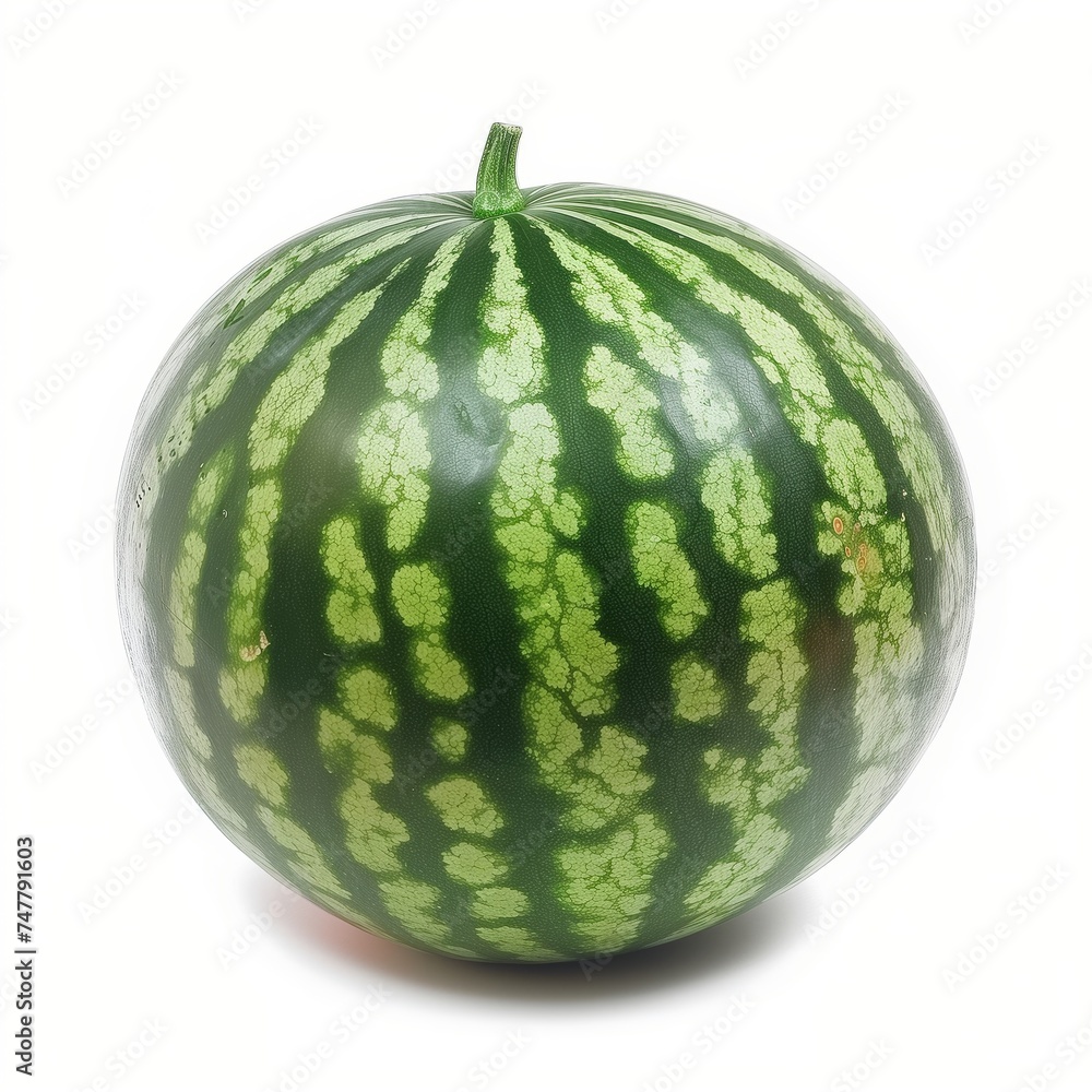 Whole watermelon isolated on white background Whole watermelon isolated on white background