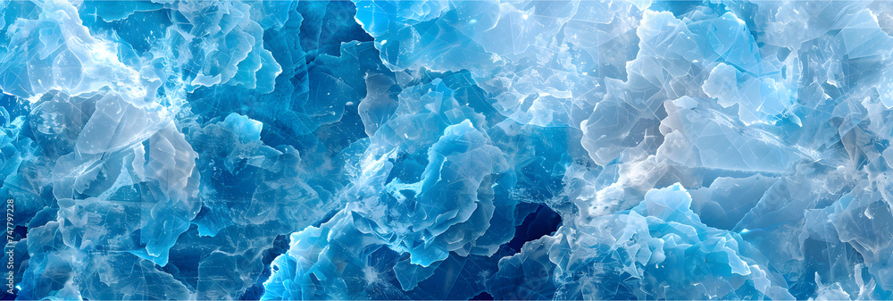 Fototapeta premium Light Blue marble texture background with gold touchups