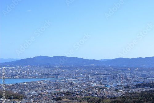 大津市街地の風景