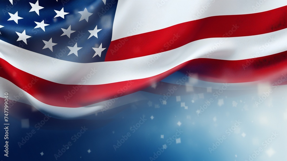 United States web banner leaderboard. USA national flags vector background. American rectangular horizontal banner with copy space United States web banner leaderboard. USA national flags vector background. American rectangular horizontal banner with copy space