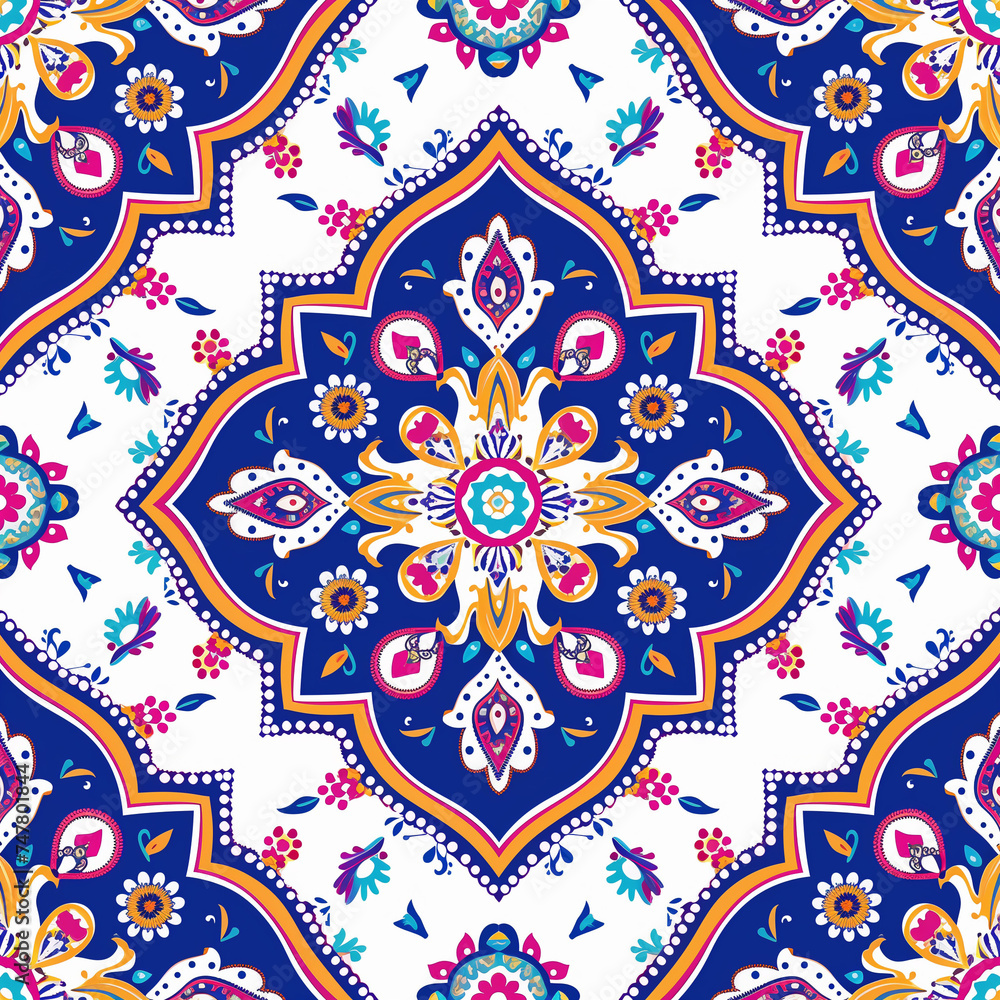 Seamless boho style pattern Seamless boho style pattern