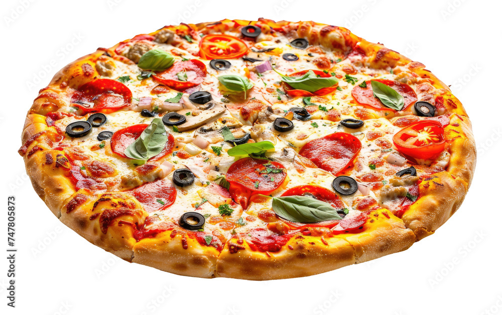 A Culinary Journey: Unraveling the Delights of Pizza isolated on transparent Background