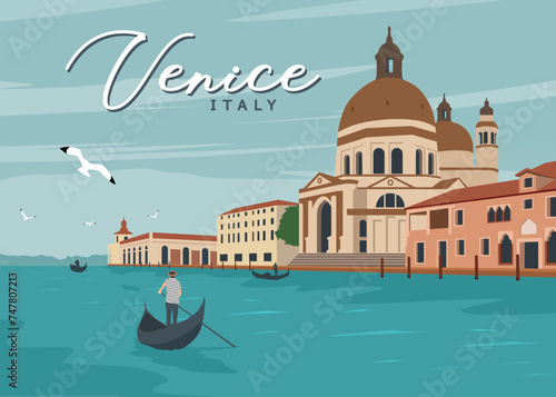 venice river italy landscape