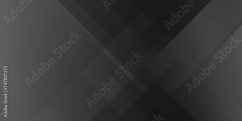 PowerPoint and Business or technology abstract background with line patterns, empty black and white tiles on black background with copy space, black and grey on light silver background for cover.