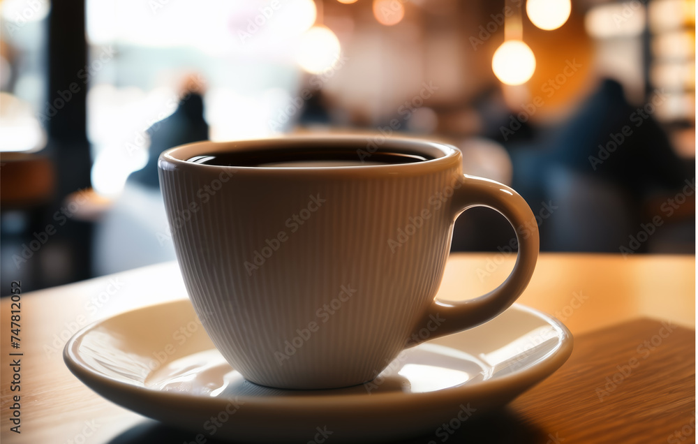 Early Morning Indulgence: Savoring Coffee at the Cafe Early Morning Indulgence: Savoring Coffee at the Cafe