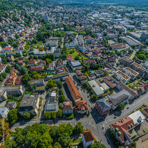 Ravensburg in Oberschwaben von oben, Blick auf die Südstadt