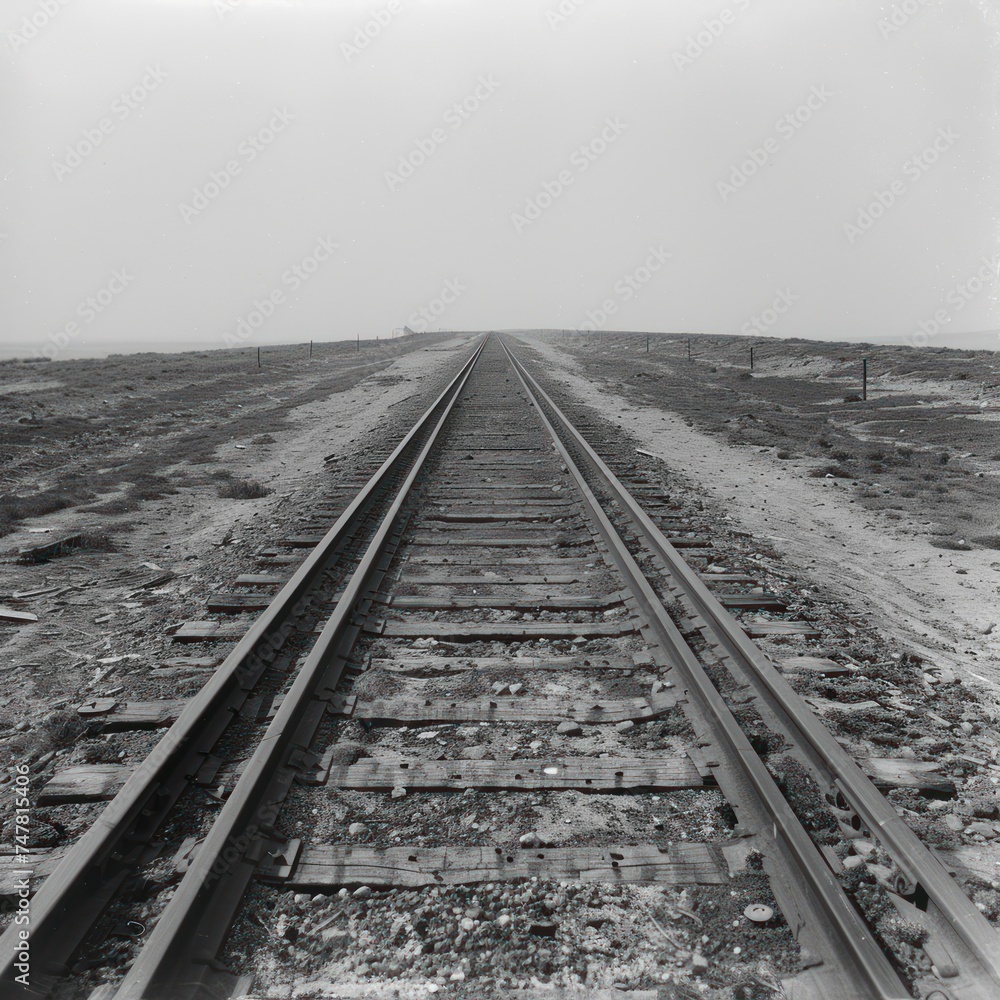 Railroad Tracks, Signifying expansion west. 