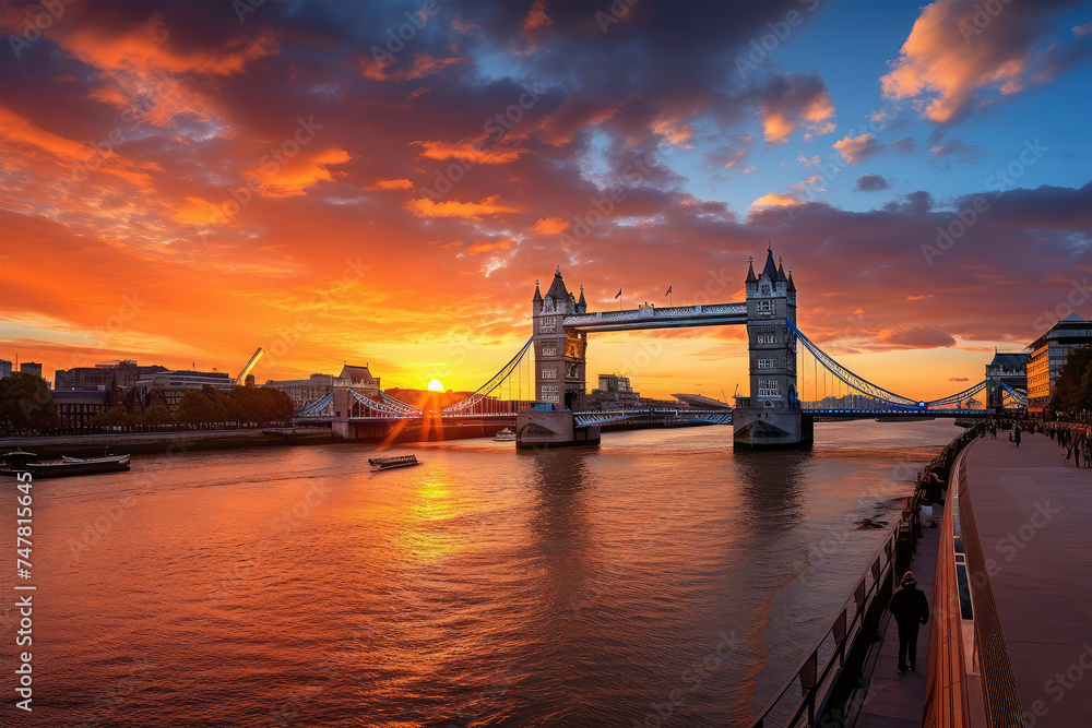 landmark of england on background