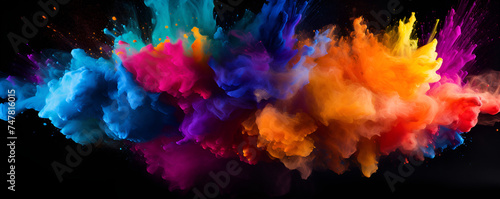 abstract colorful background,fire, smoke, texture, flame, cloud, color, orange, explosion, art, space, sky, pattern, red, blue, grunge, fractal, light, illustration, motion, paint Generative AI 