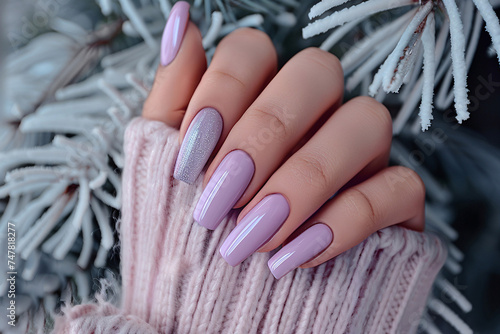 manicure and nails, hands with manicure, manicure and pedicure, Nails, trending  nail art nails, one hand, perfect fingers, perfect long nails photo