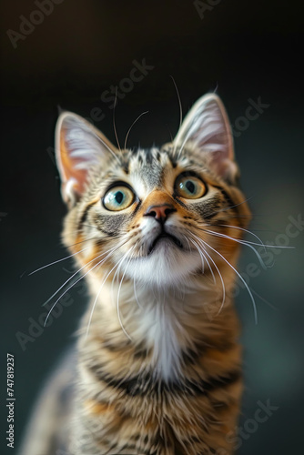 Surprised Cats Portrait