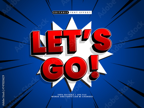 lets go editable text effect