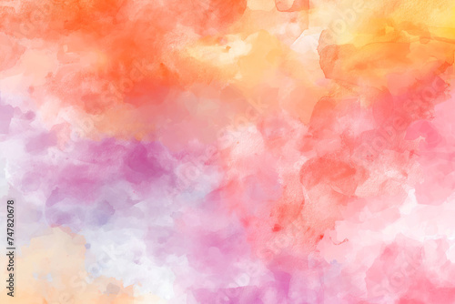 Abstract colorful watercolor texture background