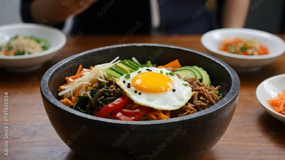 Korean Bibimbap Bowl Korean Bibimbap Bowl