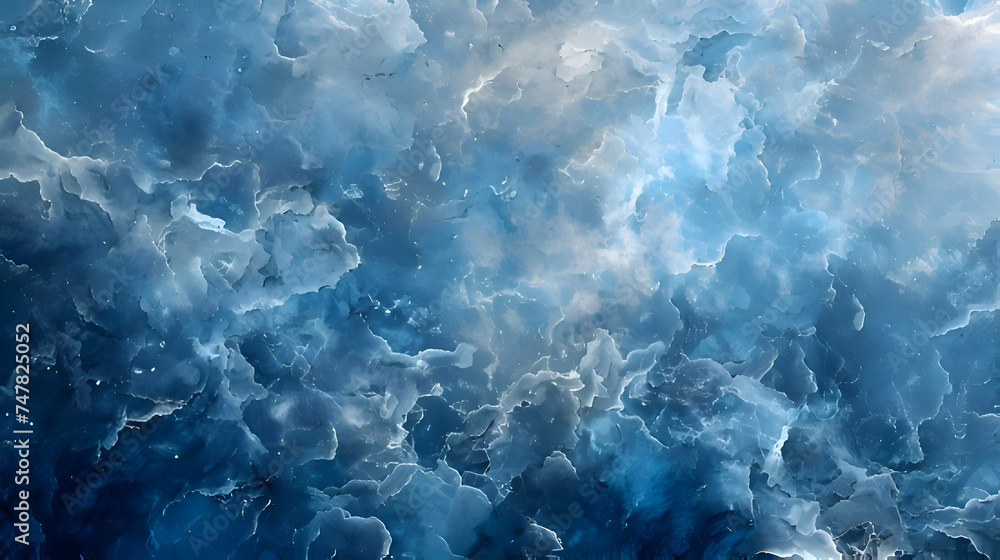 Blue and White Background With Abundant Water Blue and White Background With Abundant Water