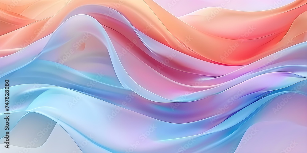 Colorful Wave Abstraction Art Colorful Wave Abstraction Art