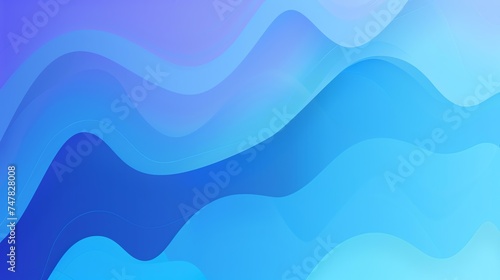 Blue and purple abstract fluid shapes background. Modern minimal design for landing page, website, cover, presentation.