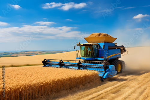 Harvest time on rural farmland: A glimpse into the agricultural daily work