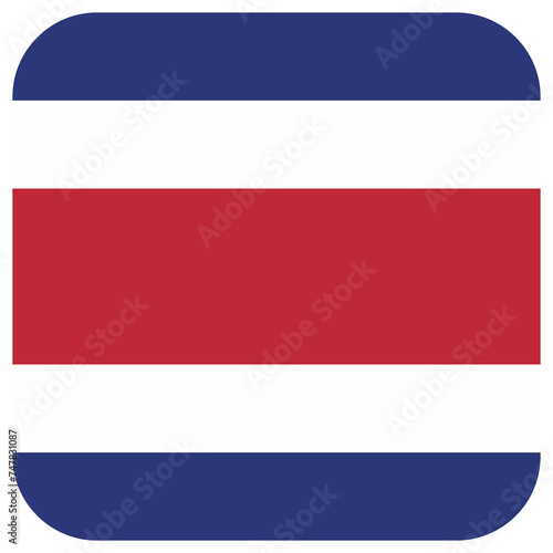 costarica national flag photo