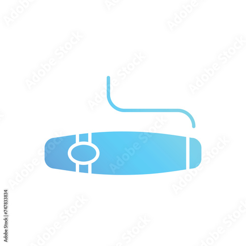Cigar icon vector stock illustration