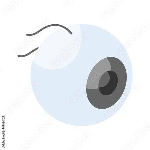 Grab this amazing icon of eyeball in trendy isometric style