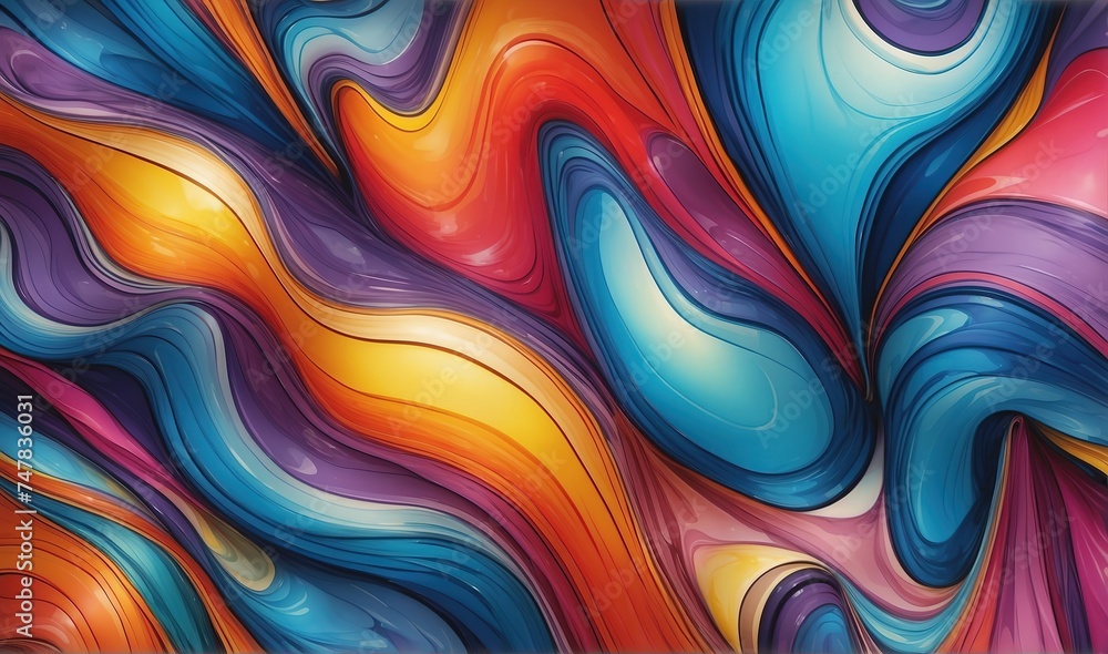 3D rendering of a mesmerizing glass object, with intricate patterns and swirls of vibrant colors 3D rendering of a mesmerizing glass object, with intricate patterns and swirls of vibrant colors